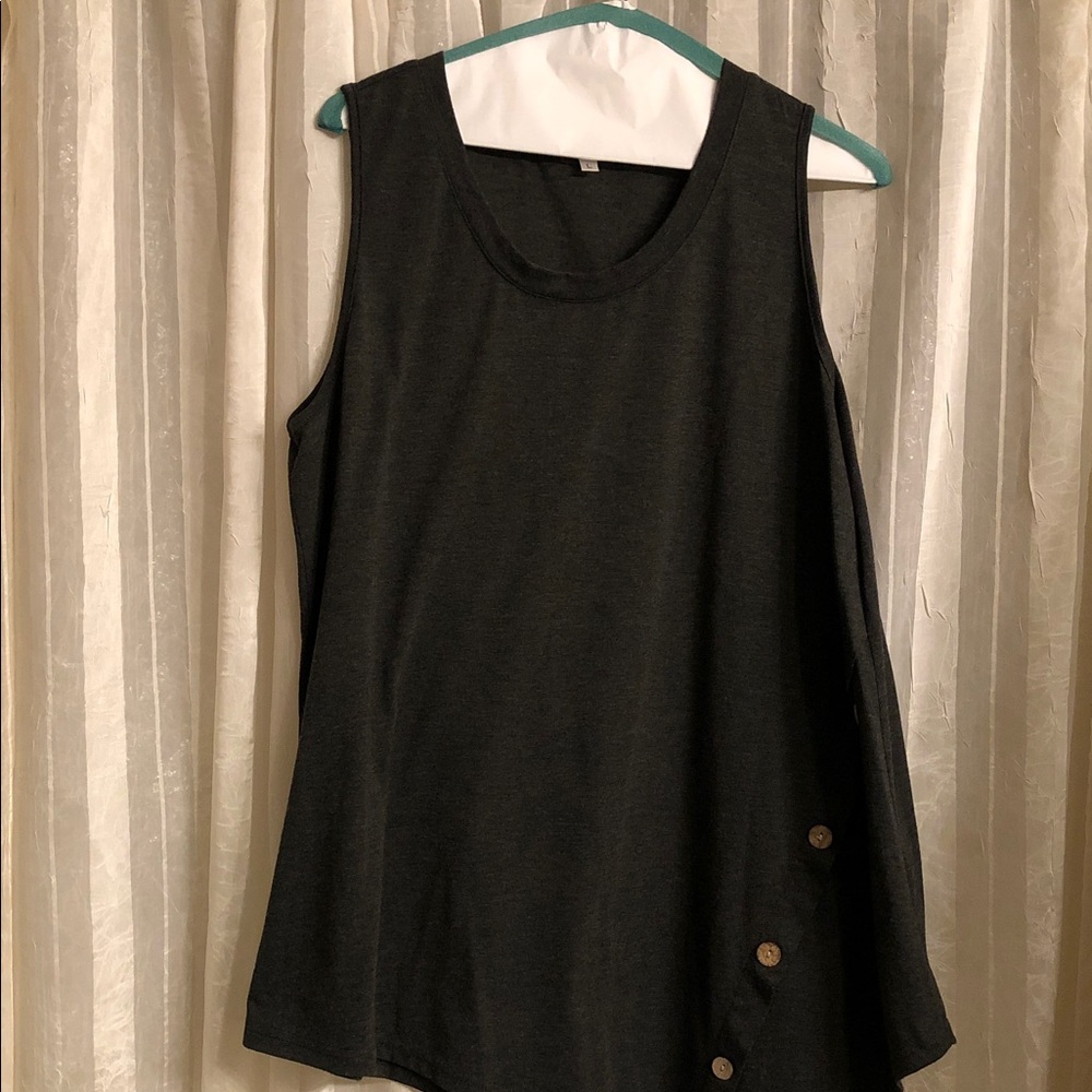 Brownish Gray Women's Tunic Vest